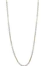 Waxing Poetic Waxing Poetic Tripper Chain Sterling Silver & Brass 18"