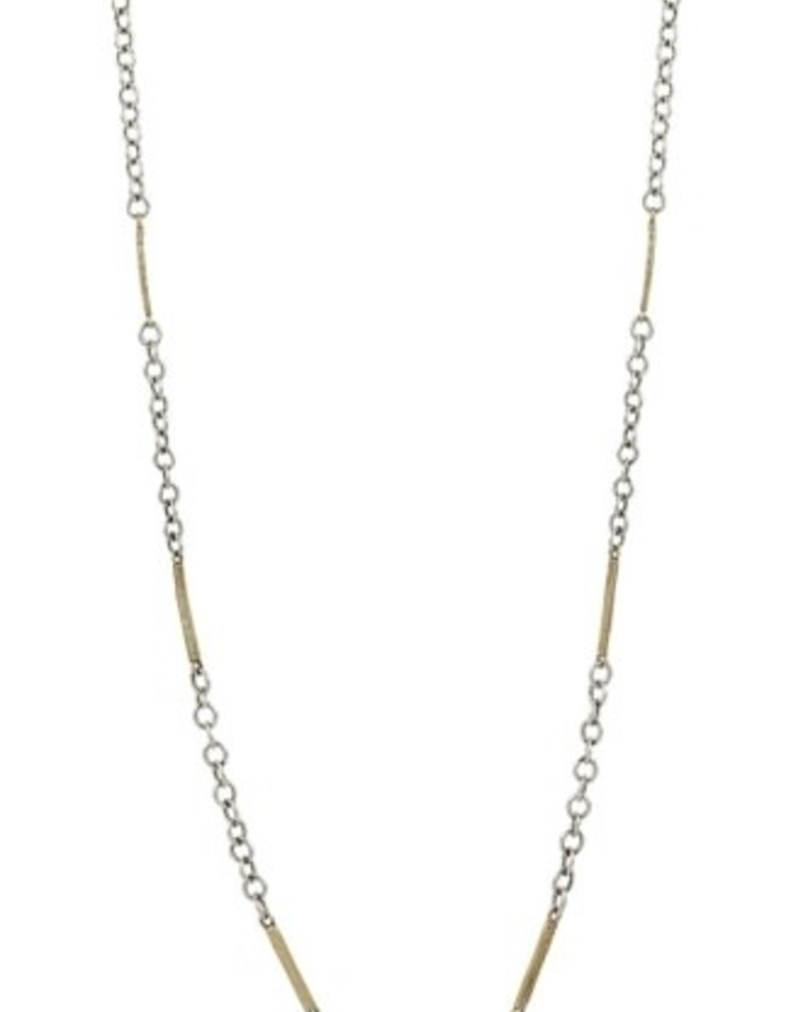 Waxing Poetic Waxing Poetic Tripper Chain Sterling Silver & Brass 18"