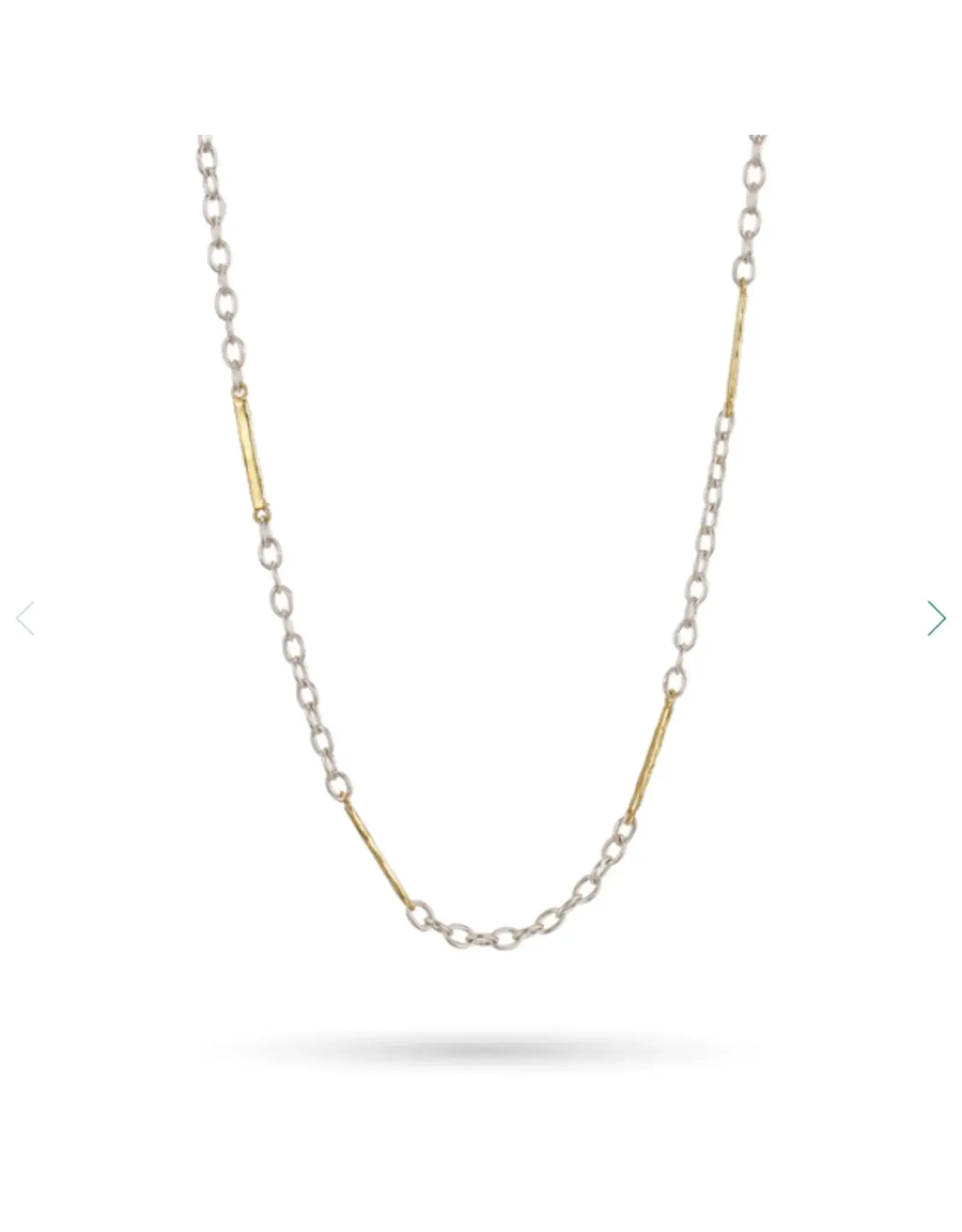 Waxing Poetic Waxing Poetic Tripper Chain Sterling Silver & Brass 32"