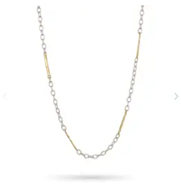 Waxing Poetic Waxing Poetic Tripper Chain Sterling Silver & Brass 32"