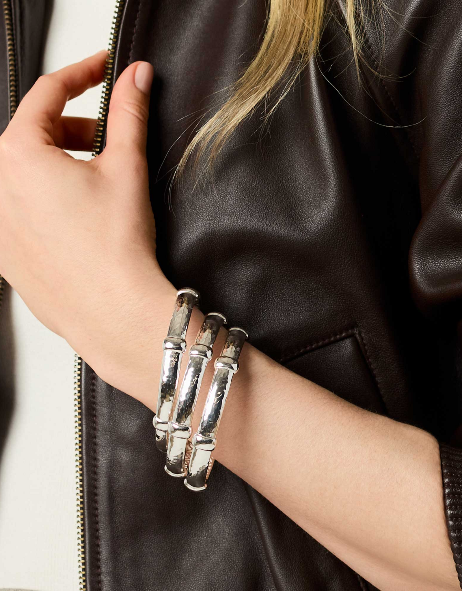 Julie Vos Julie Vos Sahara Bangle Silver