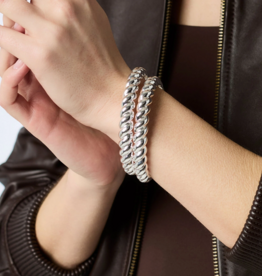 Julie Vos Julie Vos Ravello Bangle Silver
