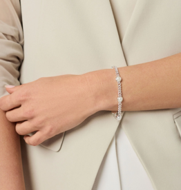 Julie Vos Julie Vos Dolce Delicate Bracelet Silver Pearl