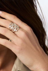 Julie Vos Julie Vos Sahara Statement Ring Silver