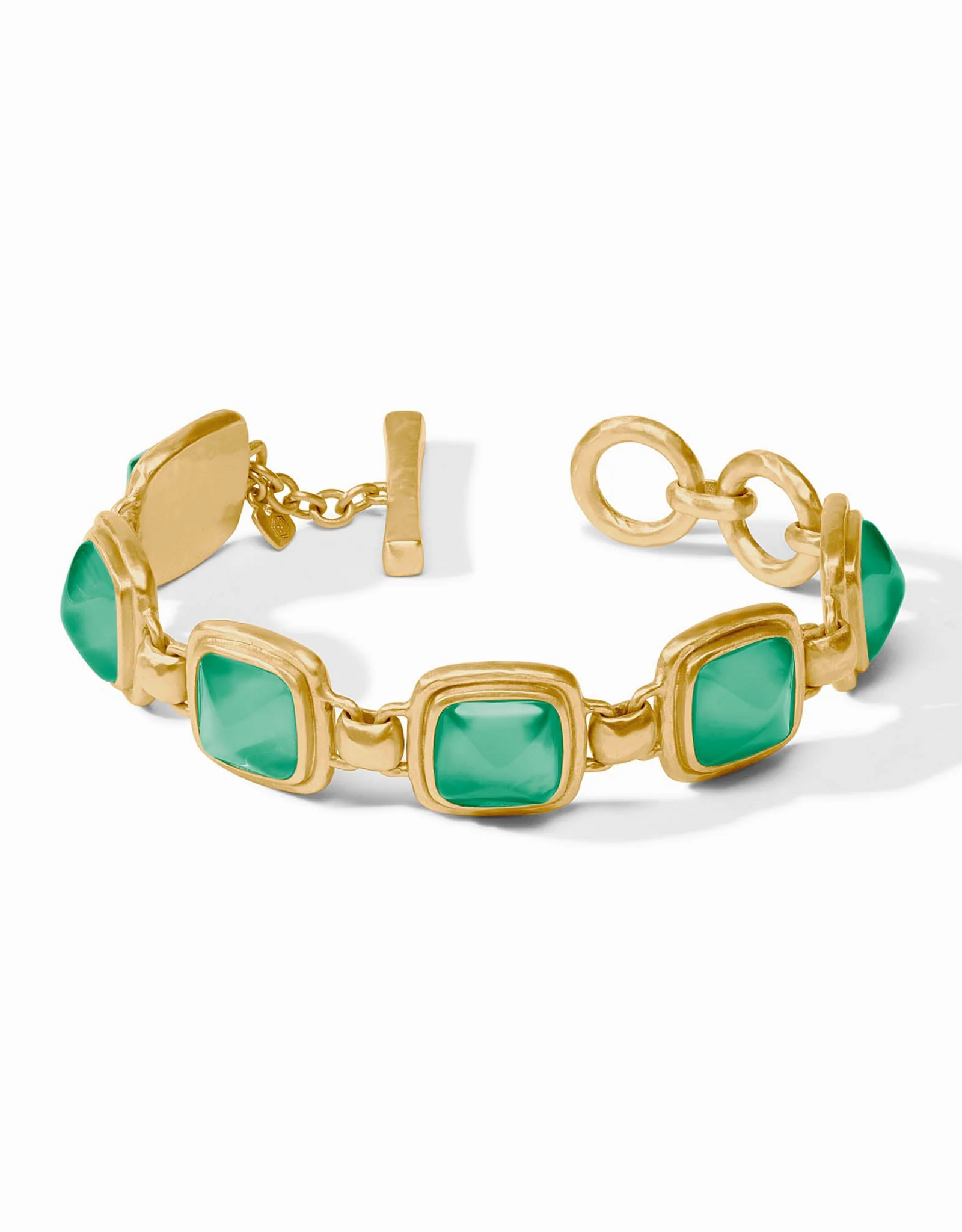 Julie Vos Julie Vos Sahara Stone Bracelet Ir Emerald
