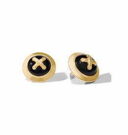 Julie Vos Julie Vos Essex Stud ER Obsidian Black