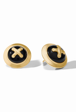 Julie Vos Julie Vos Essex Stud ER Obsidian Black