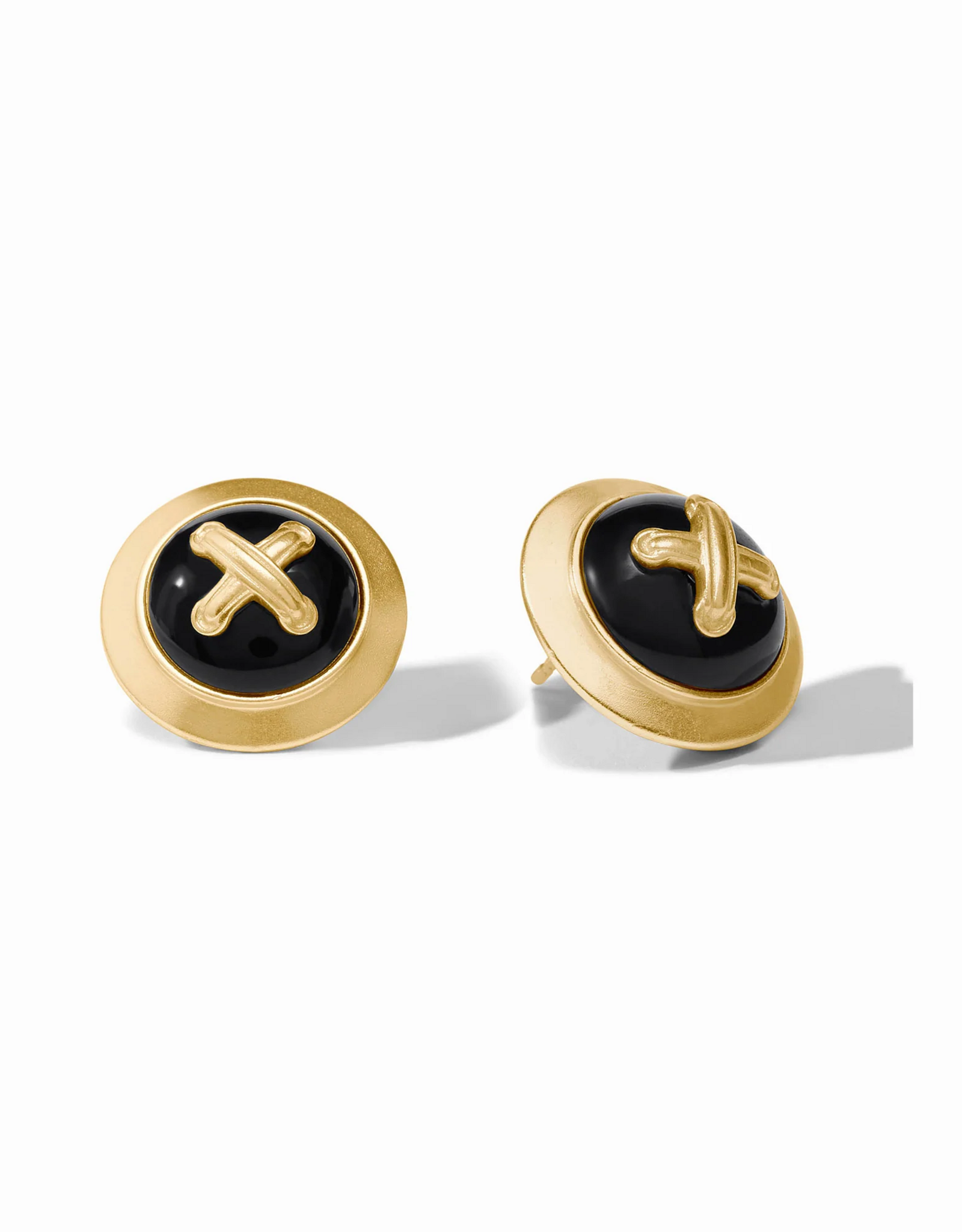 Julie Vos Julie Vos Essex Stud ER Obsidian Black