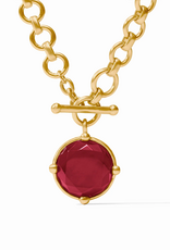 Julie Vos Julie Vos Honeybee Demi Necklace Ir Ruby Red