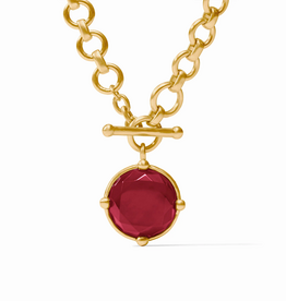 Julie Vos Julie Vos Honeybee Demi Necklace Ir Ruby Red
