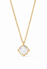Julie Vos Julie Vos Honeybee Solitaire Necklace CZ