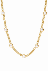 Julie Vos Julie Vos Dolce Delicate Station Necklace Pearl