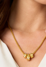 Julie Vos Julie Vos Cobblestone Loop Necklace Multi