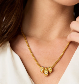 Julie Vos Julie Vos Cobblestone Loop Necklace Multi
