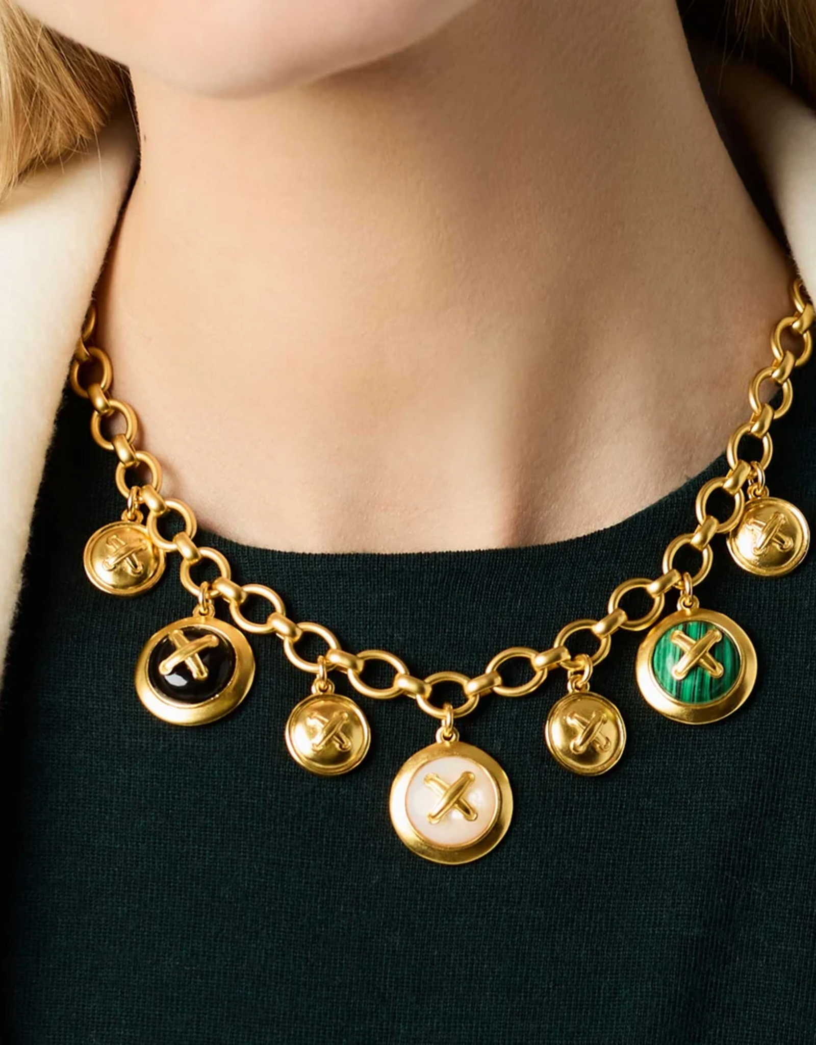 Julie Vos Julie Vos Essex Charm Necklace Multi
