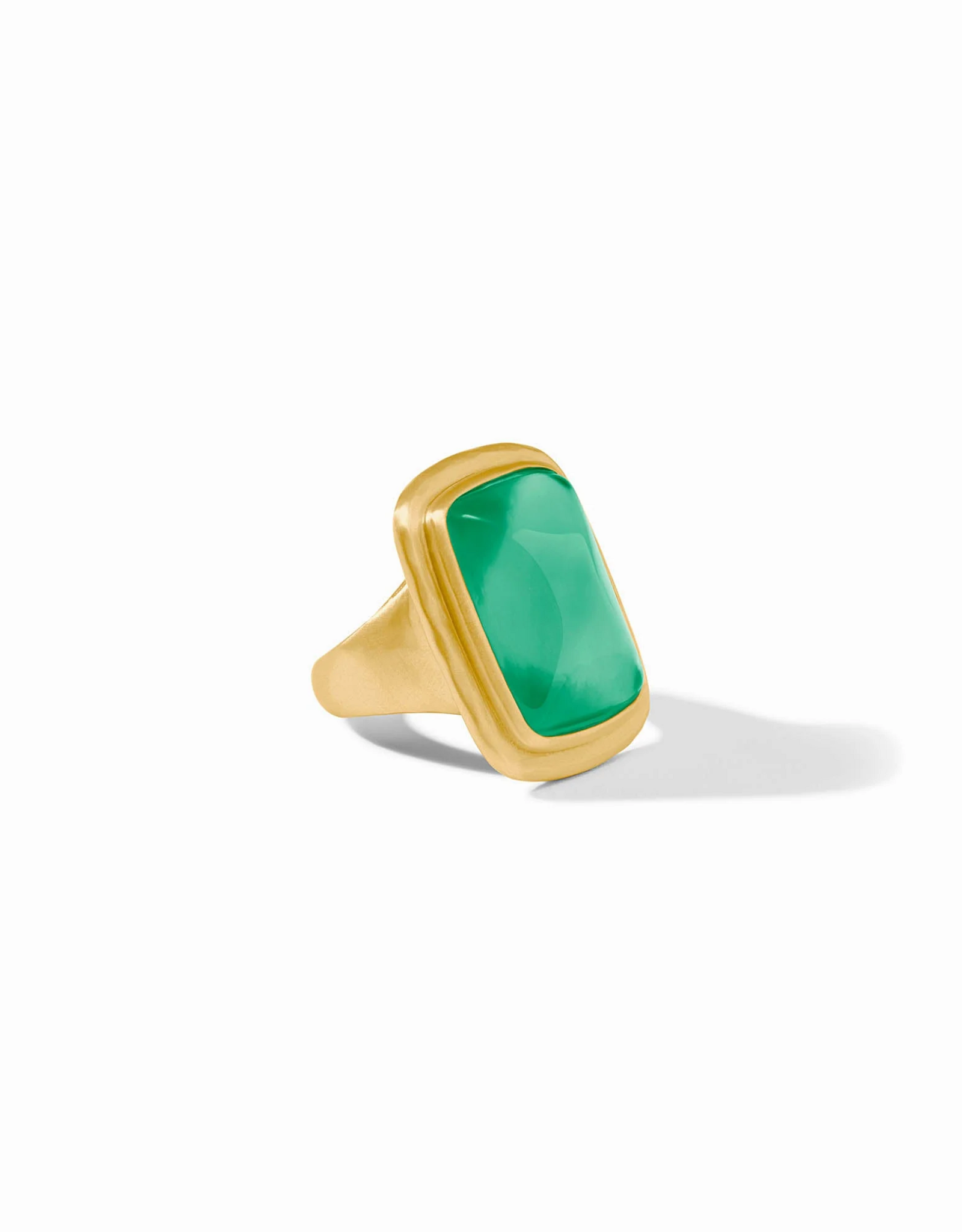 Julie Vos Julie Vos Sahara Stone Ring Ir Emerald Green 7