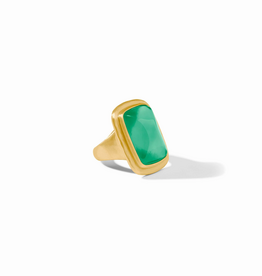 Julie Vos Julie Vos Sahara Stone Ring Ir Emerald Green 7