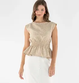 Emily McCarthy Emily McCarthy Aria Top Mosaic Monogram