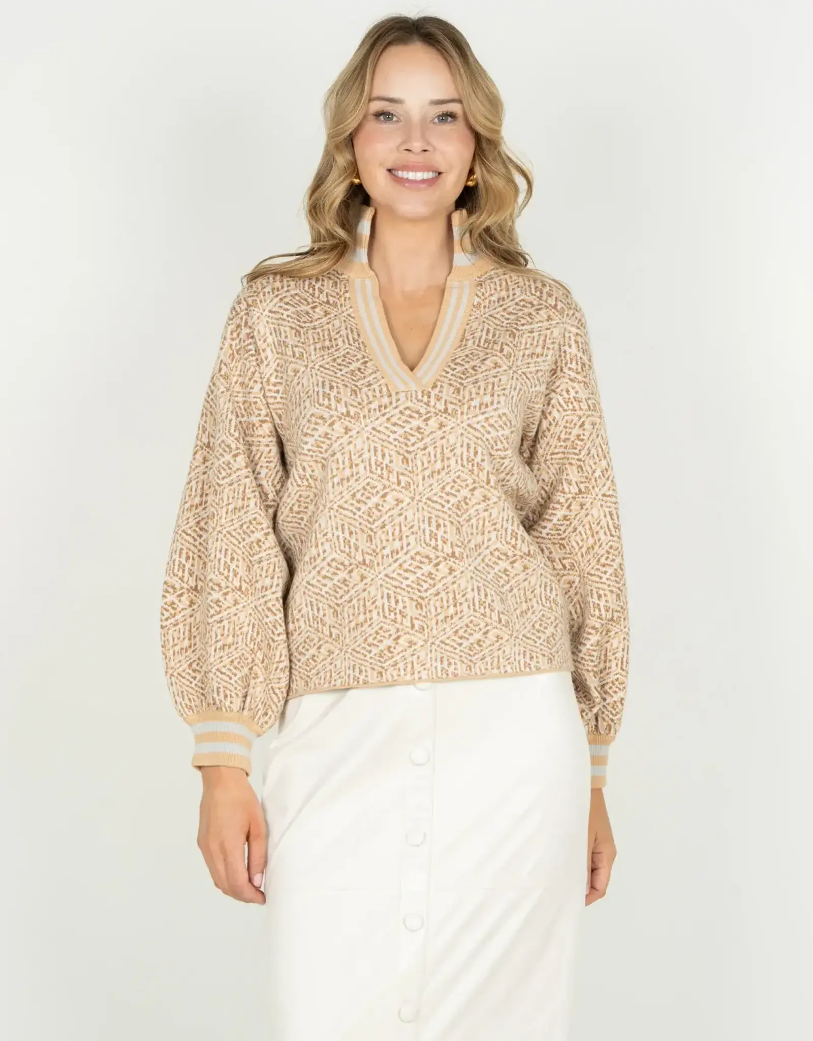 Emily McCarthy Emily McCarthy Lolli Sweater Mosaic Monogram