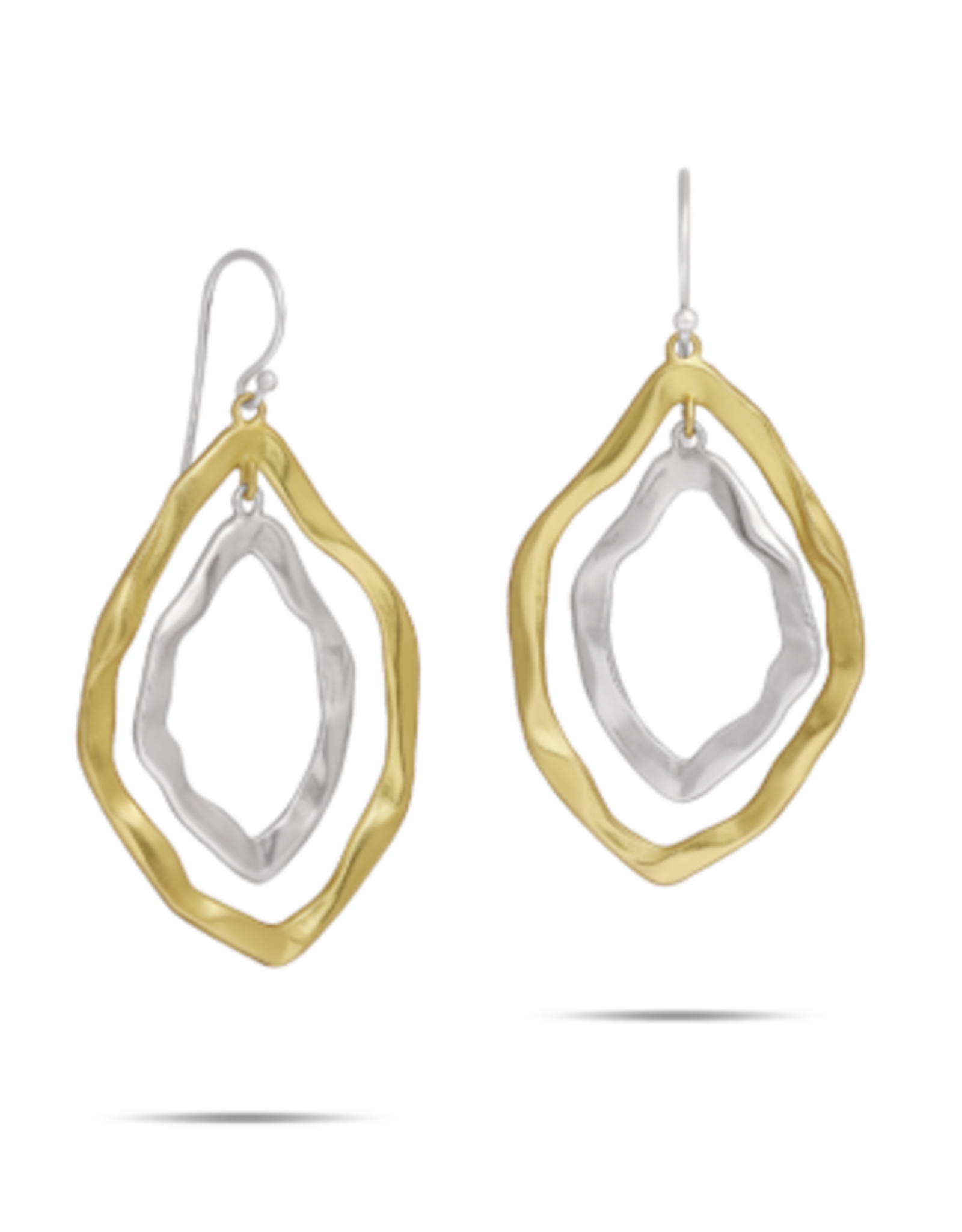 Waxing Poetic Shapeshifter concentirc diamond drop earrings
