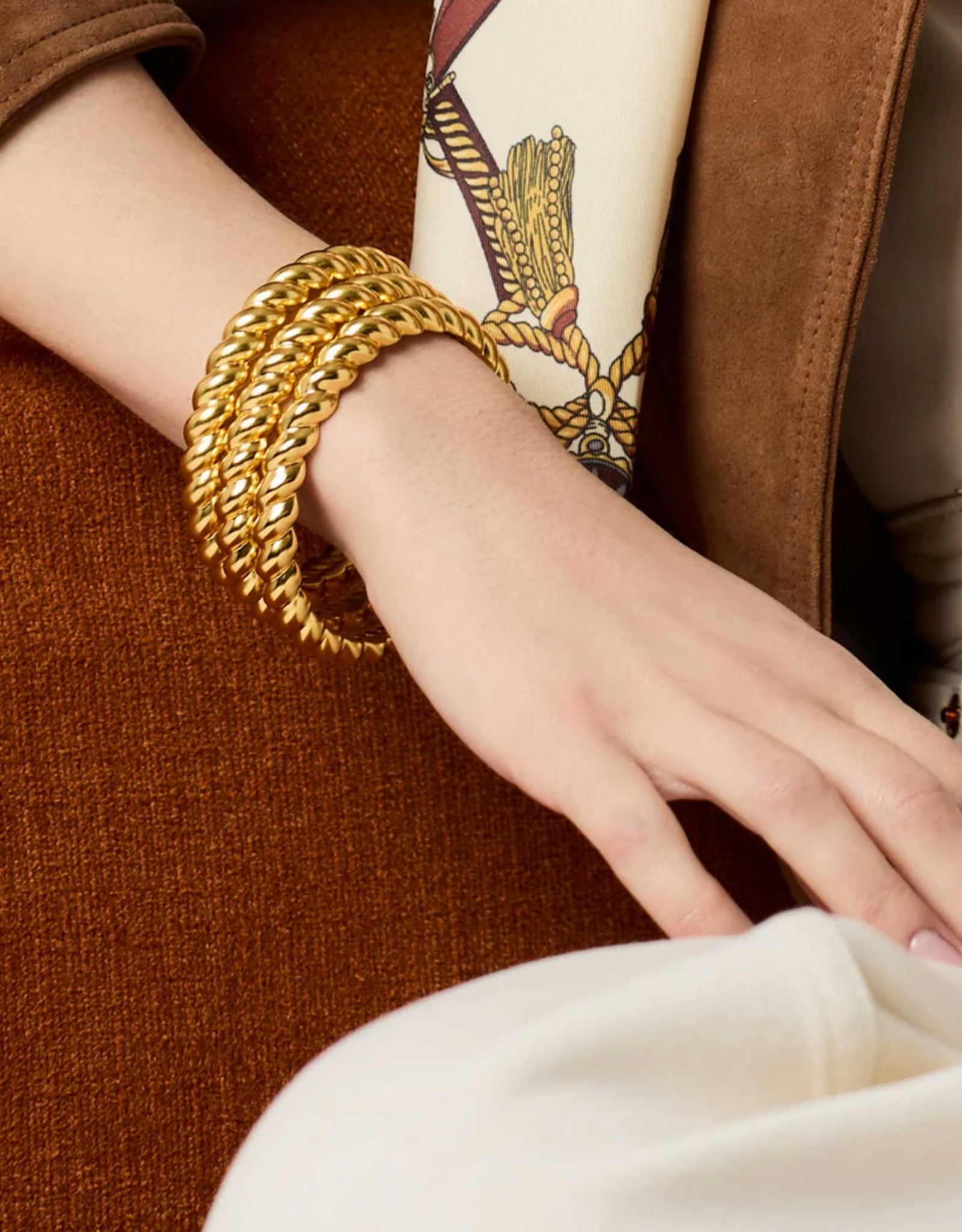 Julie Vos Julie Vos Ravello Bangle Gold M