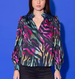 Alden Adair Alden Adair Phoebe Top Prism Zebra