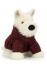 Jellycat Jellycat Munro Scottie Dog 'Winter Jumper'