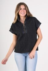 Emily McCarthy Emily McCarthy Black Cheetah Poppy Pullover
