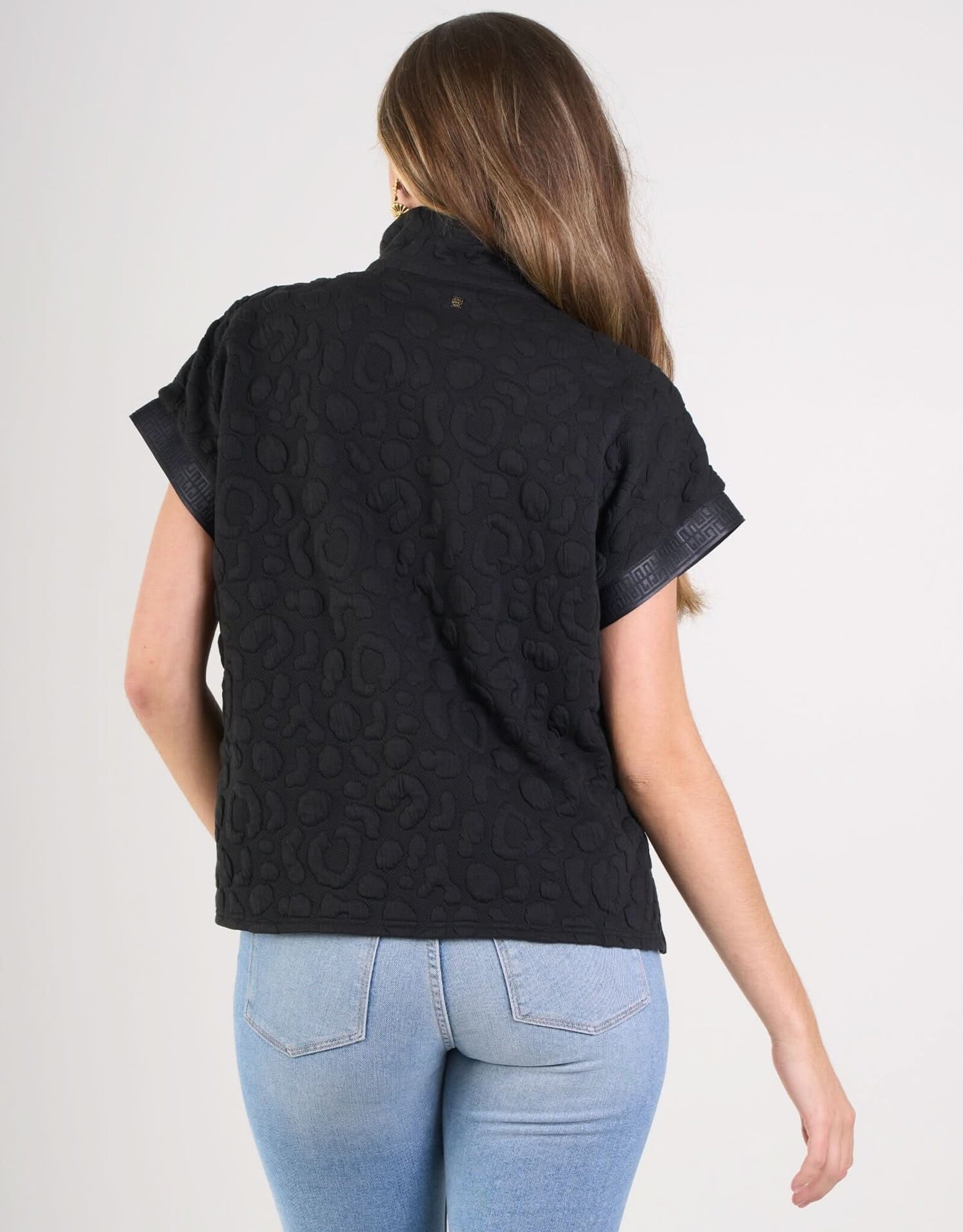 Emily McCarthy Emily McCarthy Black Cheetah Poppy Pullover