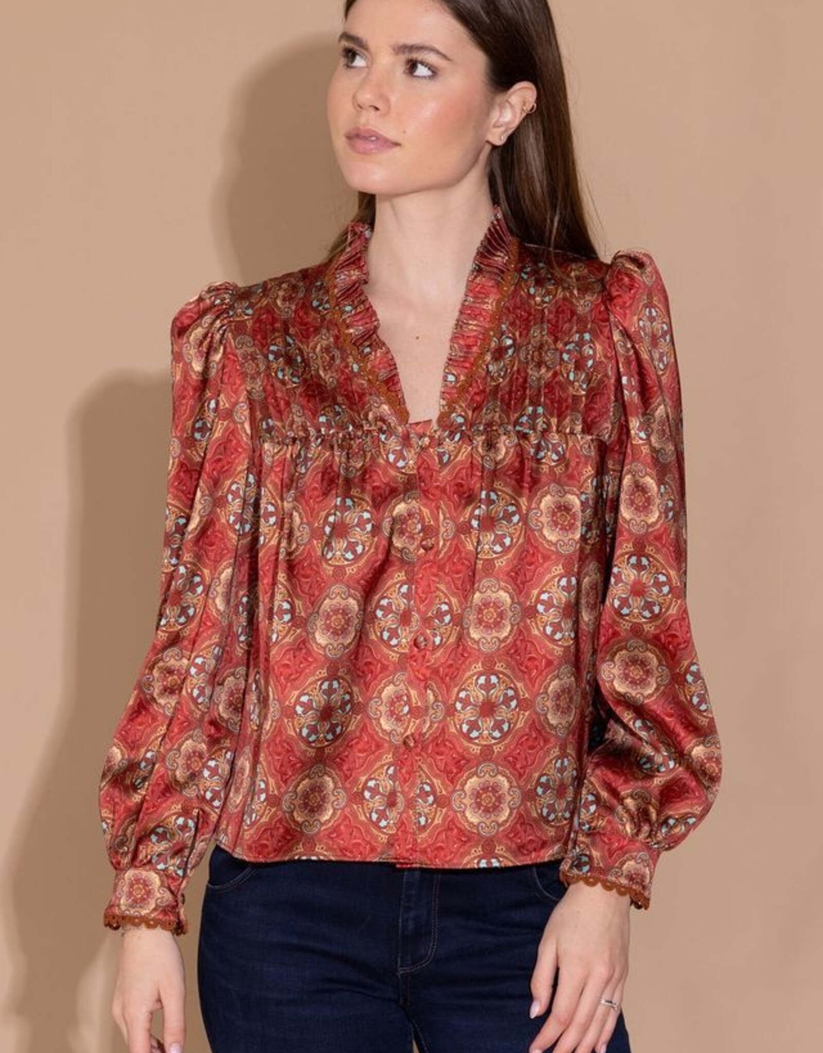 Alden Adair Alden Adair Oliver Top Desert Jewel
