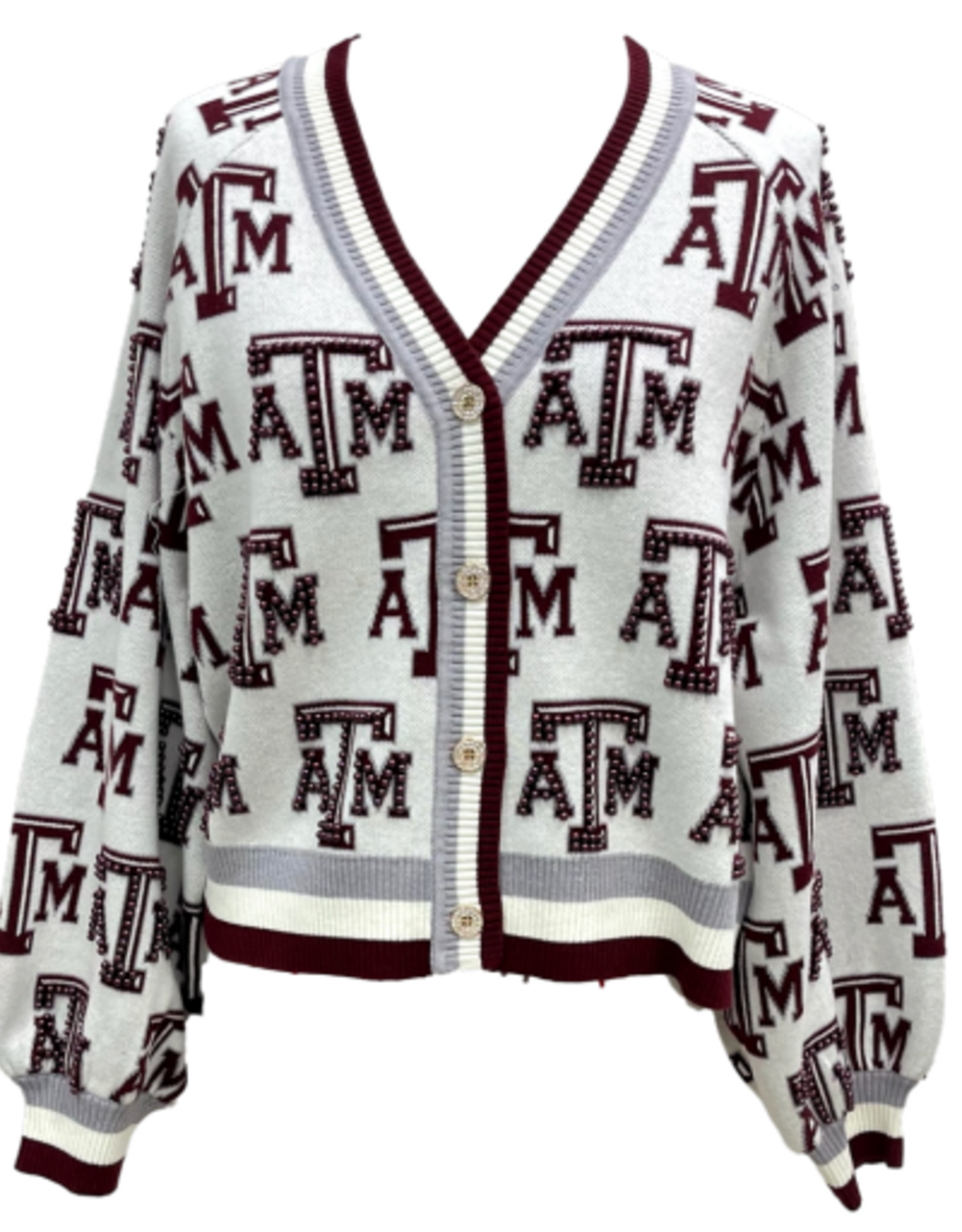Queen of Sparkles Queen of Sparkles Licensed Texas  A&M Knit in  Cardigan