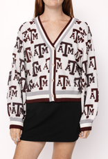 Queen of Sparkles Queen of Sparkles Licensed Texas  A&M Knit in  Cardigan