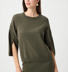Joseph Ribkoff Joseph Ribkoff Brushed Viscose And Nylon Knit Tulip Sleeve Sweater