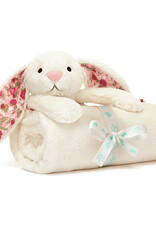Jellycat Jellycat Blossom Cream Bunny "Berry" Blankie