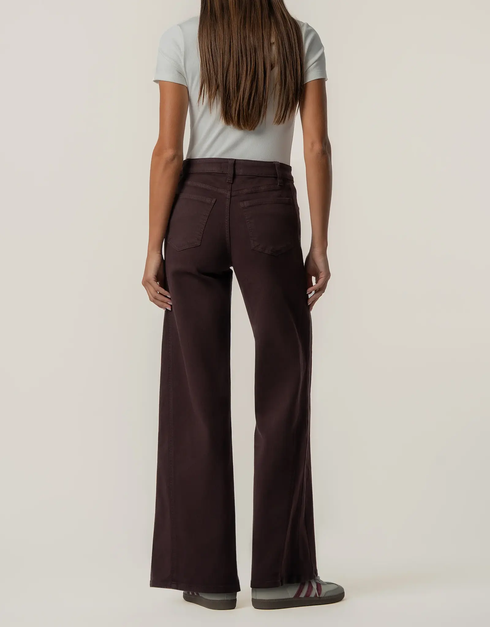 Kut from the Kloth / STS Blue Kut Raisin Maya High Rise Wide Leg W/ Side Panels