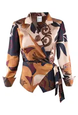 Finley Shirts Finley Juno Top Etruscan Scroll Side Tie Top