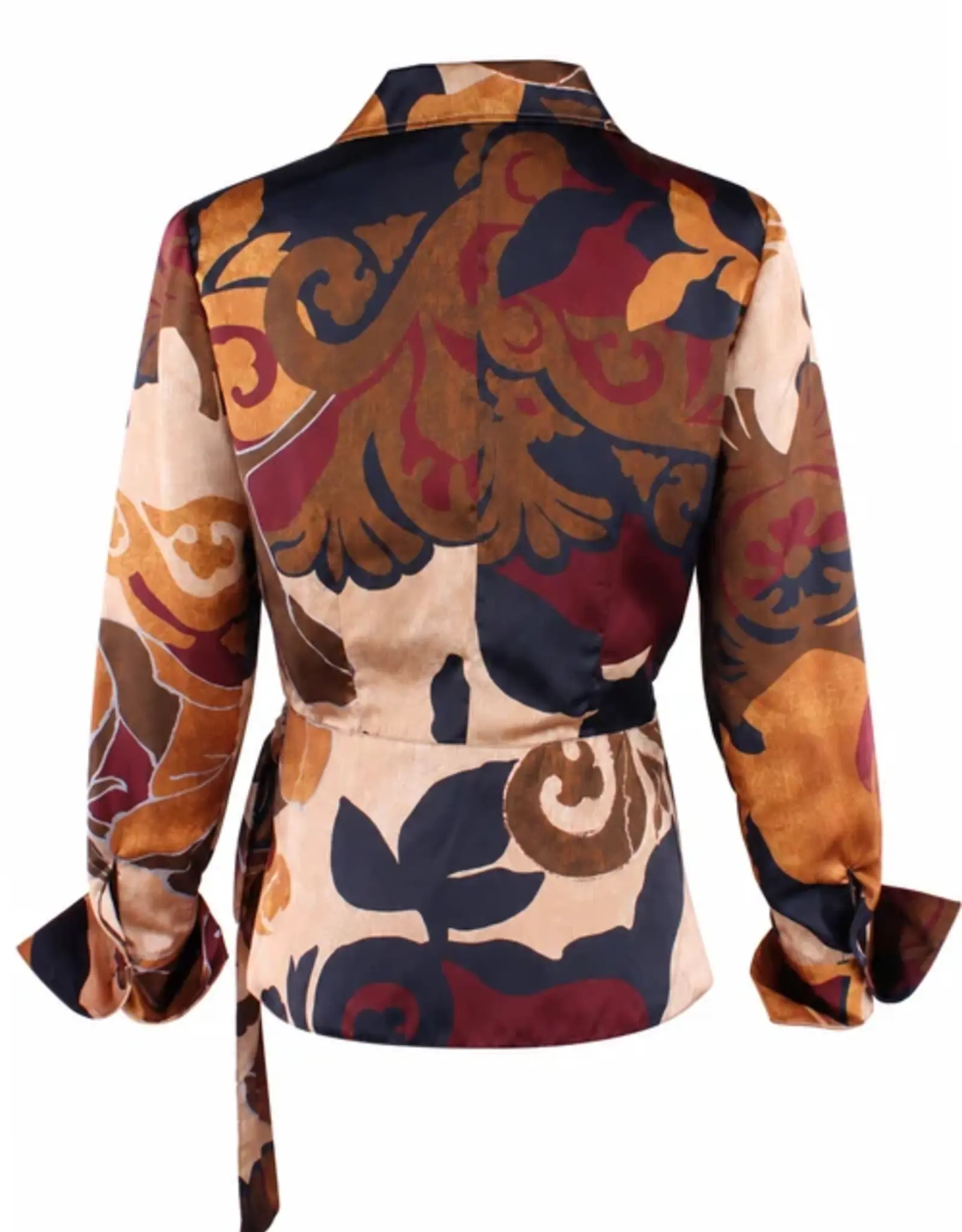Finley Shirts Finley Juno Top Etruscan Scroll Side Tie Top