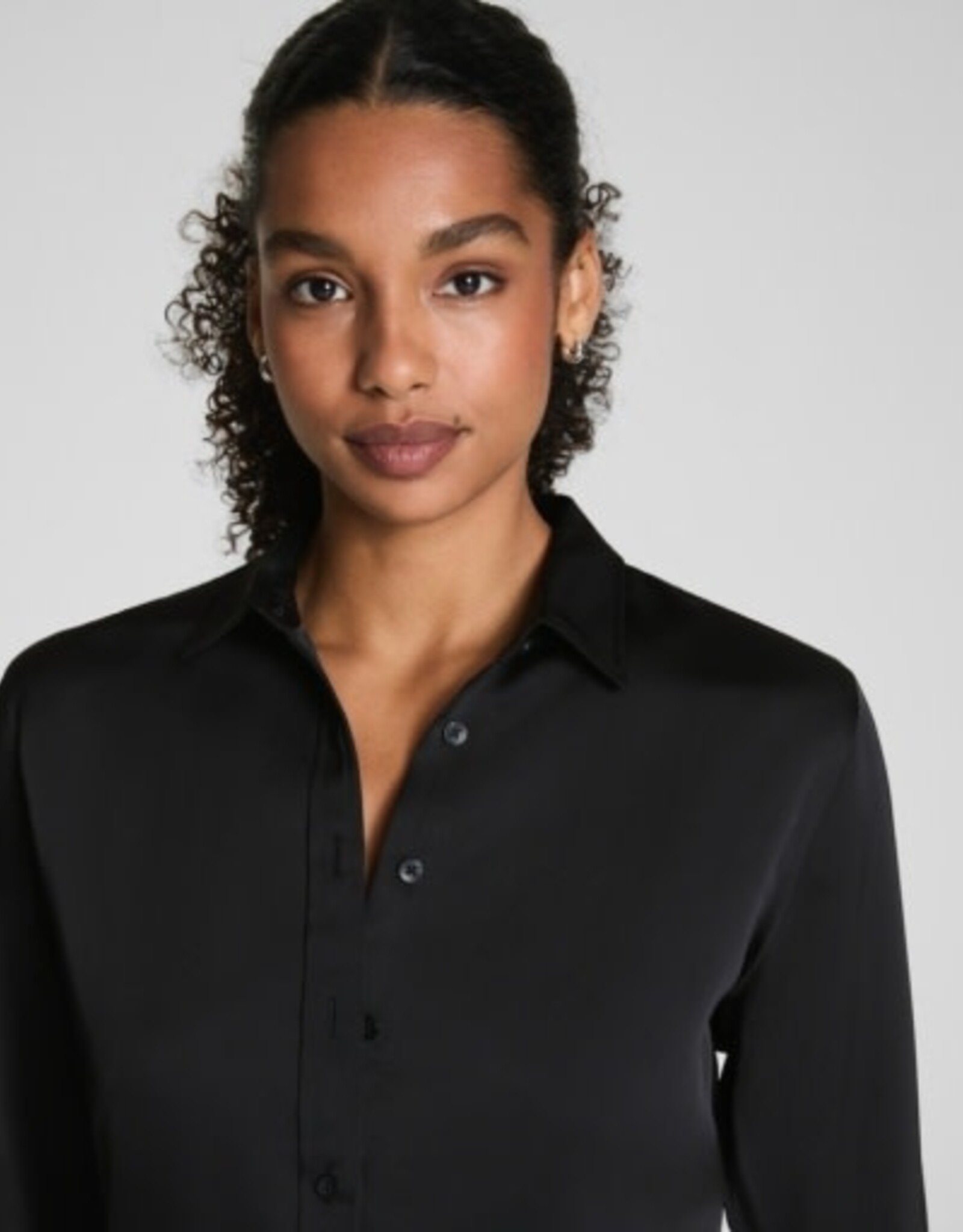 Spanx Spanx® Silky Smooth Button Down in Black or Fig