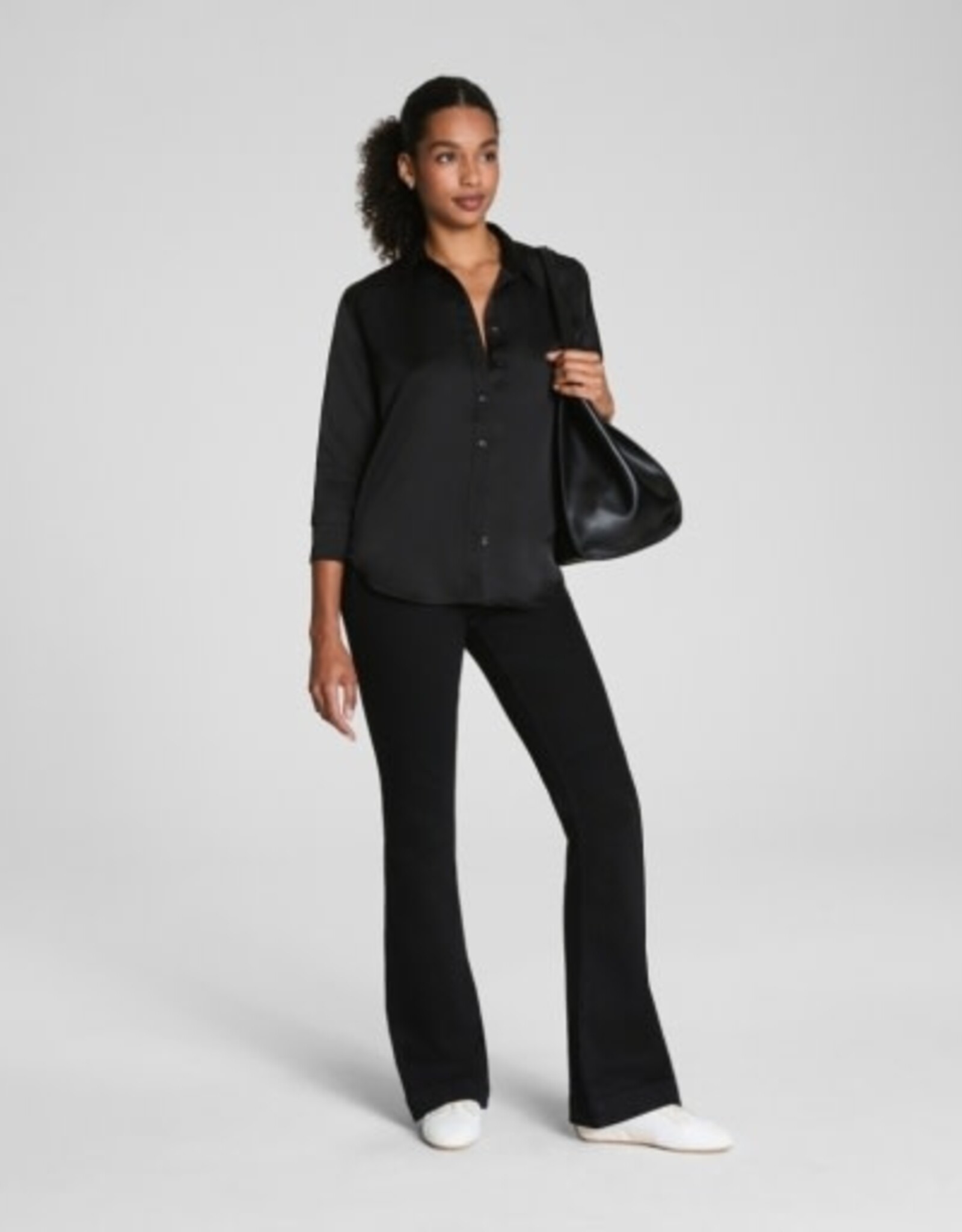 Spanx Spanx® Silky Smooth Button Down in Black or Fig