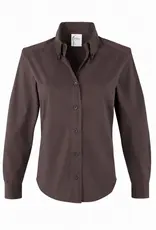 Finley Shirts Finley Preppy Solid Shirt Chocolate