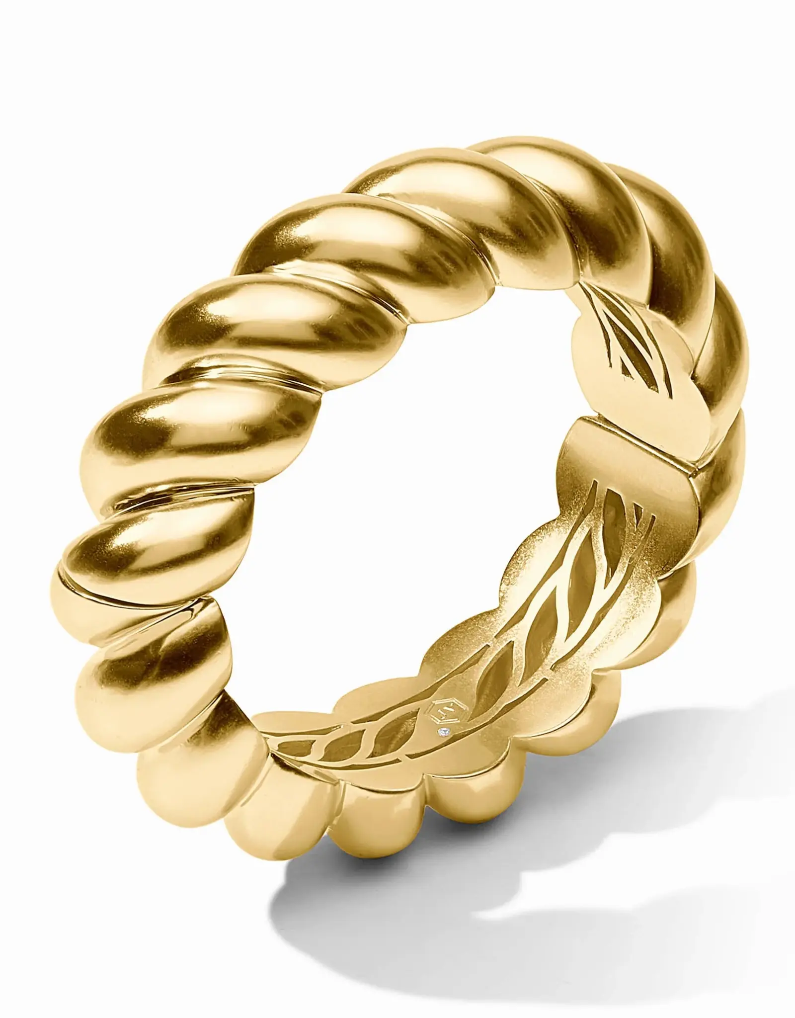 Julie Vos Julie Vos Ravello Statement Hinge Bangle Gold