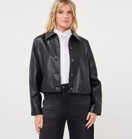 Esqualo Esqualo Black Collared Balloon Jacket