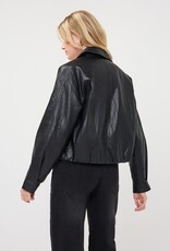 Esqualo Esqualo Black Collared Balloon Jacket