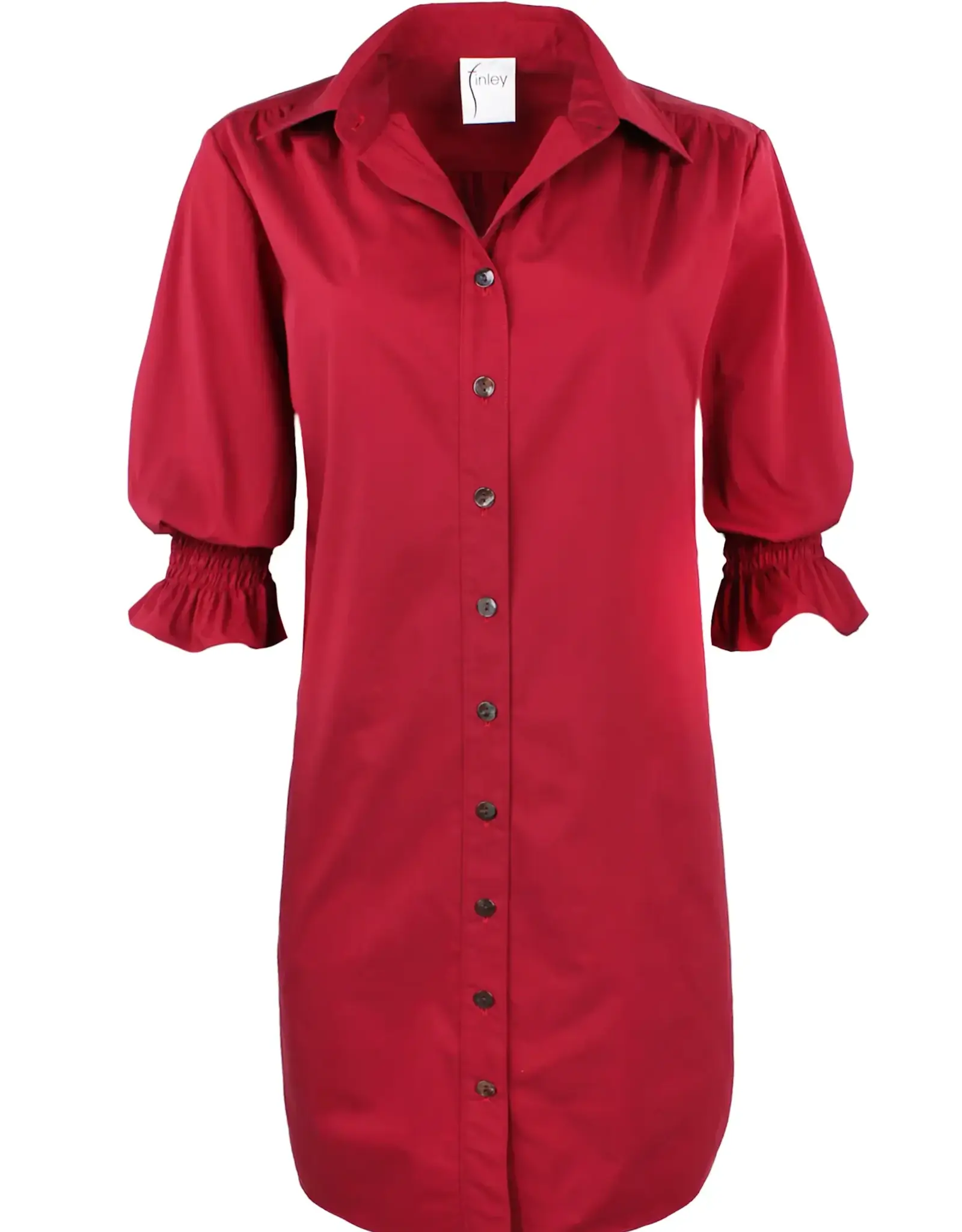 Finley Shirts Finley Miller Dress Weathercloth Red