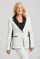 Peace of Cloth Peace of Cloth Axel Colorblock Blazer Oyster & Black
