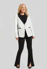 Peace of Cloth Peace of Cloth Axel Colorblock Blazer Oyster & Black