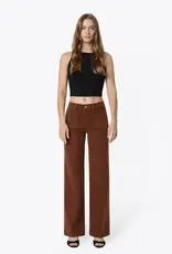 Vervet Vervet Olivia Chocolate Fondant Wide Leg Jeans