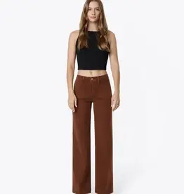 Vervet Vervet Olivia Chocolate Fondant Wide Leg Jeans