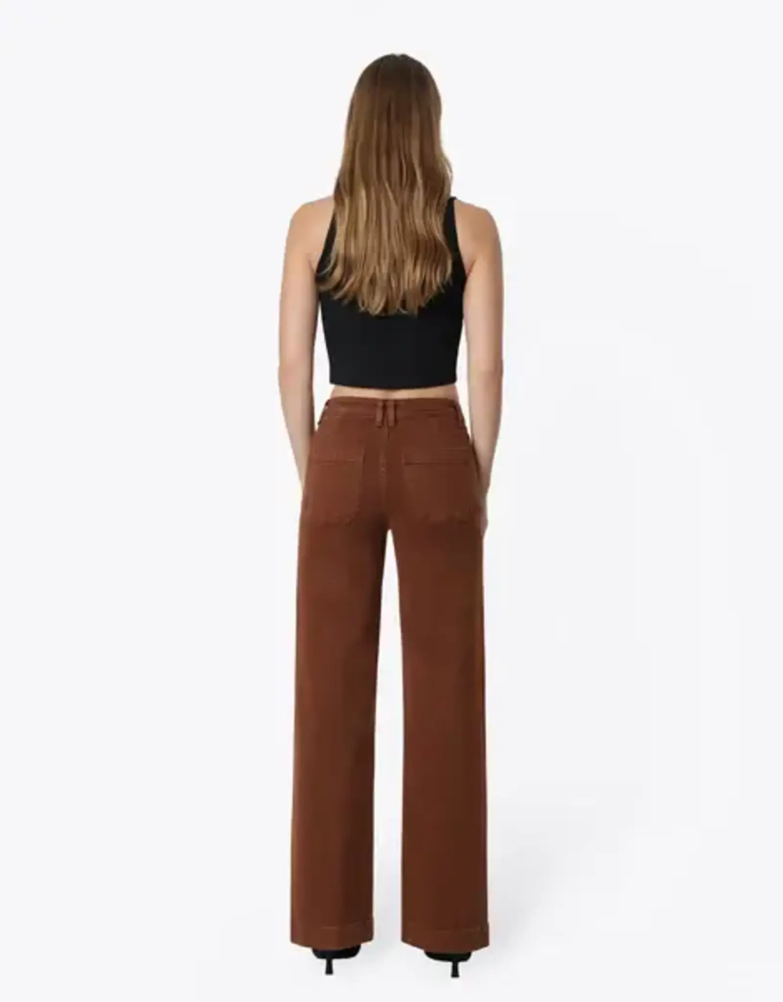 Vervet Vervet Olivia Chocolate Fondant Wide Leg Jeans
