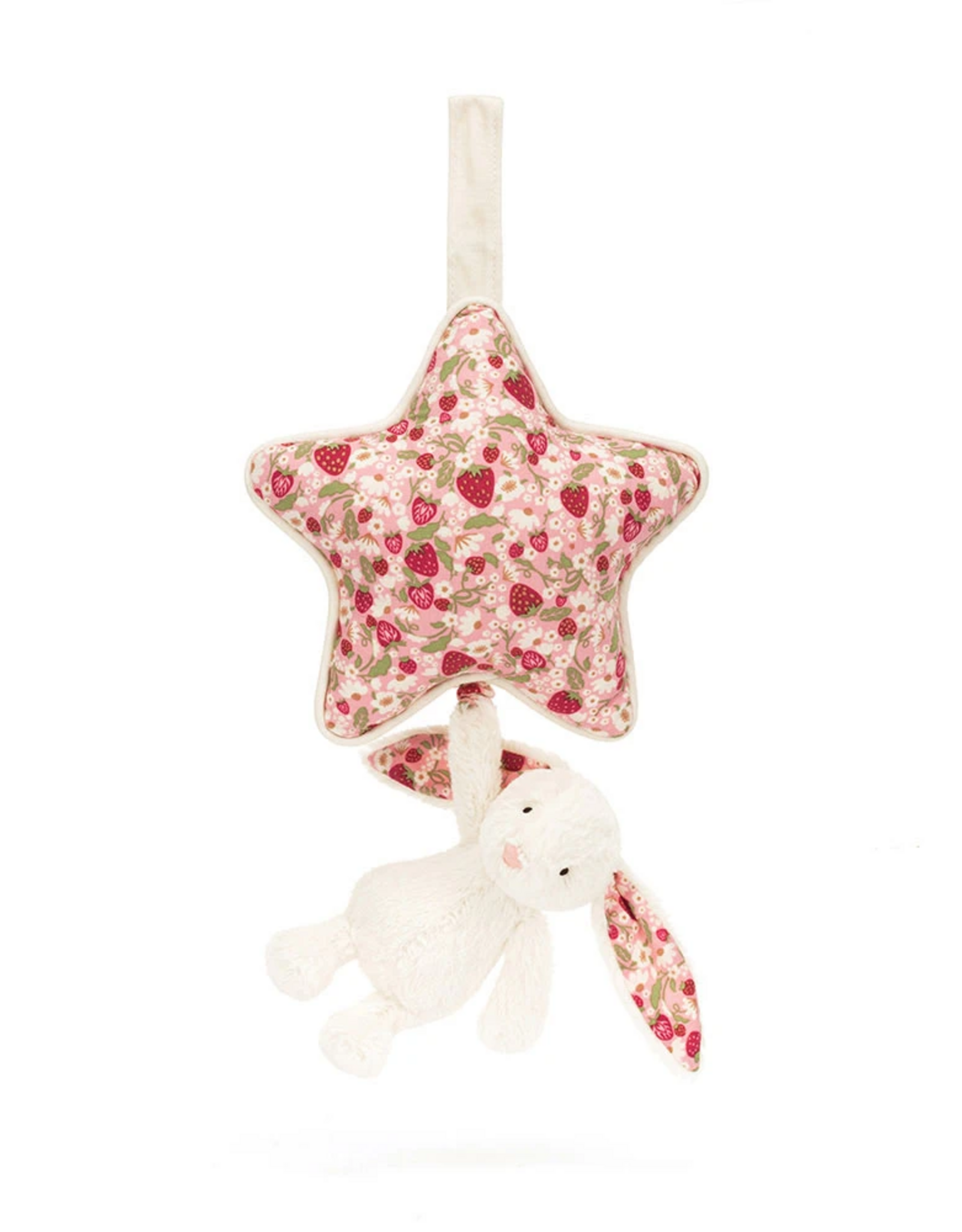 Jellycat Jellycat Blossom Cream Bunny Berry Musical Pull